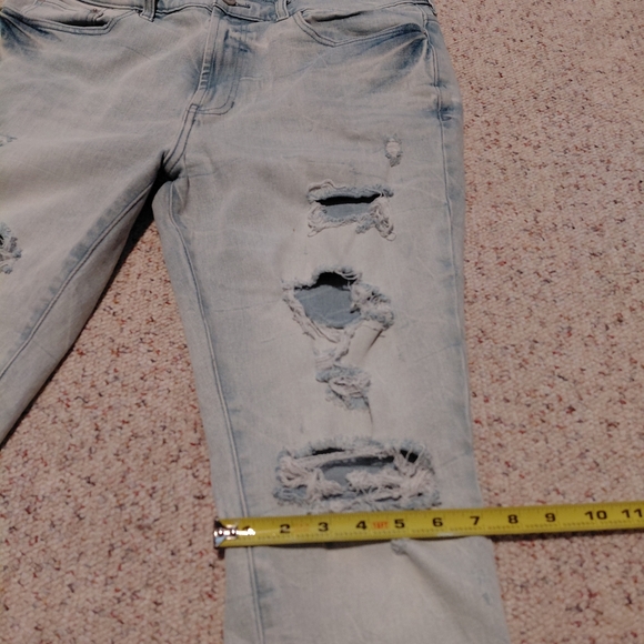 PacSun Light Blue Distressed Skinny Jeans - Picture 14 of 14